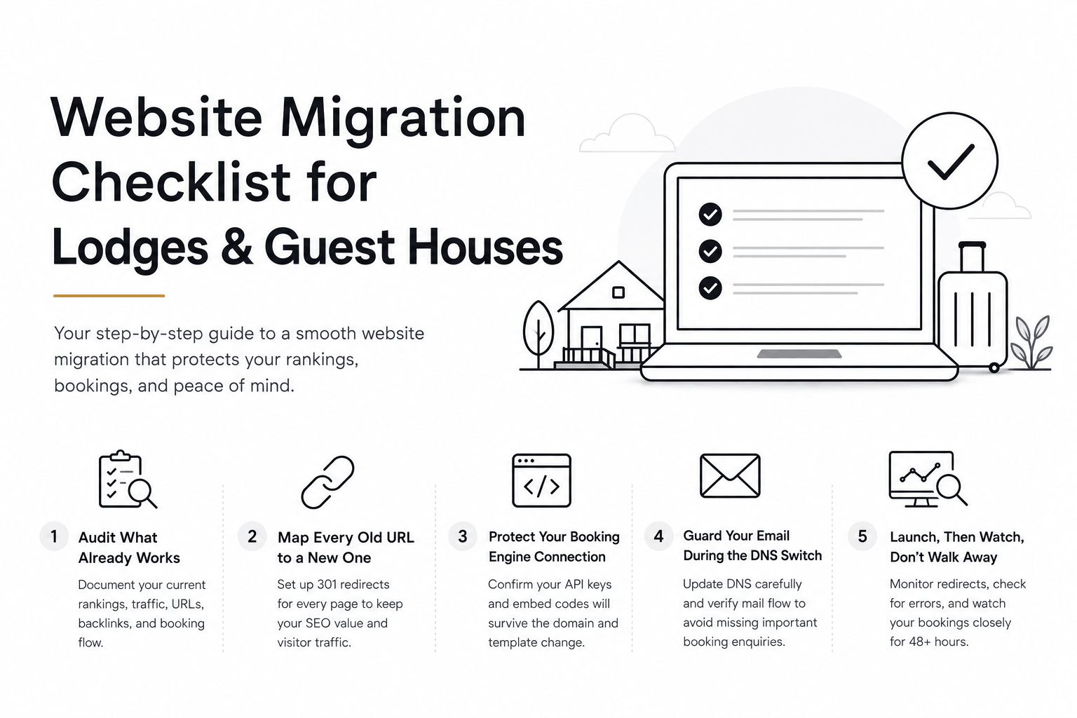 Website Migration Checklist for Guest Houses and Lodges (Without Losing a Single Booking)