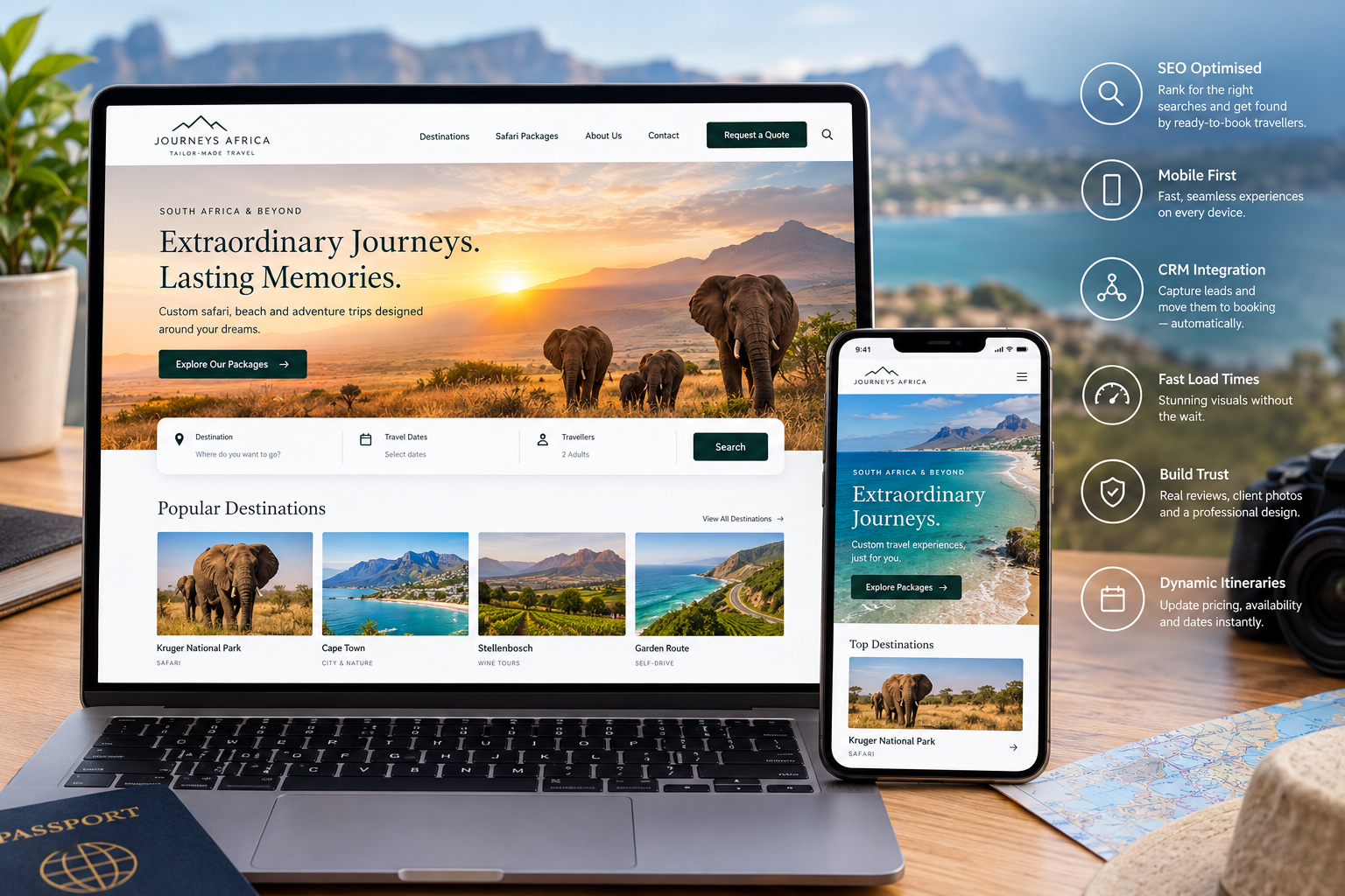 Why Travel Agencies in South Africa Need More Than a Template Website (2026 Guide)